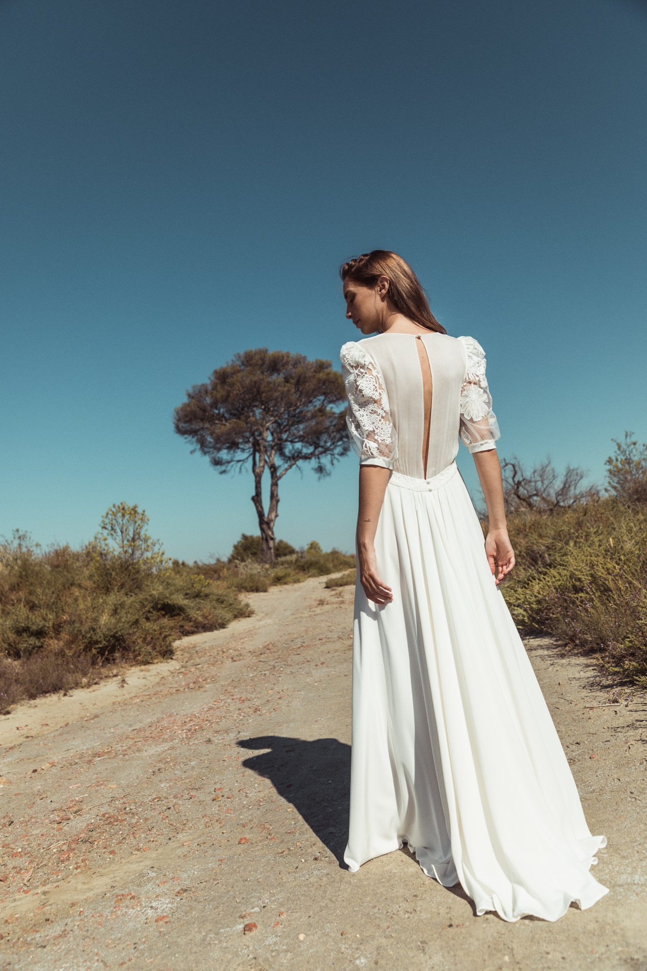 créatrice robe de mariée paris robe de mariage crêpe lyon