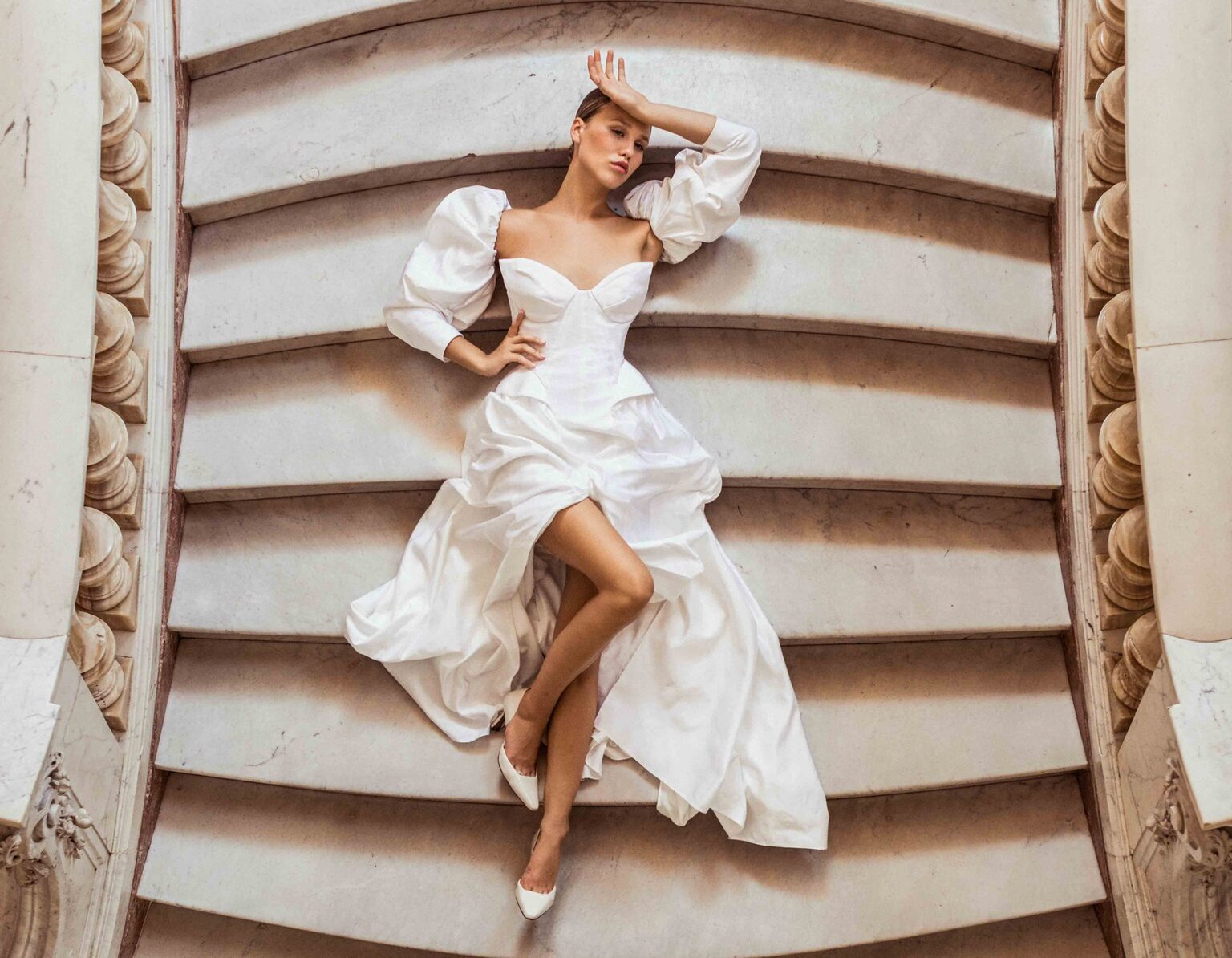 Robe de mariée de créateurs paris Scala de Caroline Takvorian